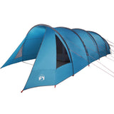 Tunnel Tent 6-Person with Roof Blue and Grey 890 x 470 x 220 cm 42004045