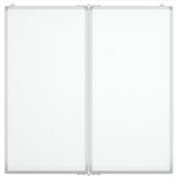 Magnetic Whiteboard Foldable 80x80x1.7 cm Aluminium 4005351