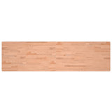 Desk Top 200x55x2.5 cm Solid Wood Beech 356097