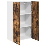 Hanging Cabinet Smoked Oak 60 x 31 x 100 cm Engineered Wood 884358