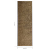 Doormat Washable Brown 60x180 cm 323435