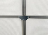 190 x 190cm Walk-In Polycarbonate Greenhouse T3398P318734