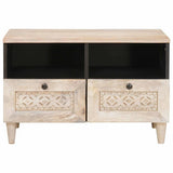 TV Units with Drawer White 70 x 33 x 46 cm Engineered wood 4018117