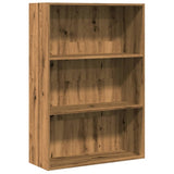 Bookcase Artisian Oak 80x30x114 cm Engineered Wood 857939