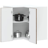Kitchen Wall Corner Cabinet Kalmar Smoked Oak Engineered Wood 853622