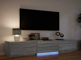 TV Cabinet with LED with LED Grey Sonoma 165 x 34 x 40 cm 3418719