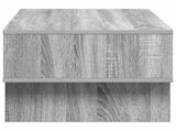 Coffee Table Grey Sonoma 80 x 46 x 35 cm Engineered Wood 8000225