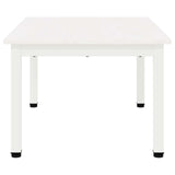 Coffee Table White 70 x 50 x 36 cm Solid Pine Wood 892764
