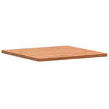 Table Top 70x70x2.5 cm Square Solid Wood Beech 355975