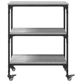 Kitchen Trolley Grey Sonoma 60x41x76 cm Engineered Wood 842304