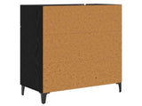 Sideboard Black Oak 69.5 x 34 x 90 cm Engineered Wood 880681