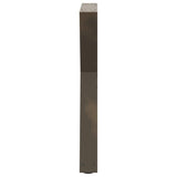 Dining Table Legs 2 pcs Natural Steel 50x cm Steel 4012719