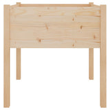 Garden Planters 2 pcs 70x70x70 cm Solid Pinewood 810810