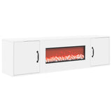Electric Fireplace White 140.5 x 30 x 39 cm Engineered wood 8020999