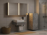 Bathroom Furniture Set 4 pcs Concrete Grey 3407402