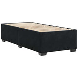 Bed Frame without Mattress Black Single Velvet 3284662