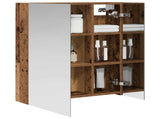 Bathroom Mirror Cabinet Old Wood 60 x 14.5 x 70 cm 889061