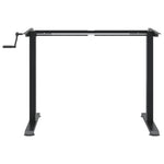 ZNTS Standing Desk Frame Black cm Steel 4005341