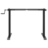 ZNTS Standing Desk Frame Black cm Steel 4005341