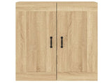 Wall Mounted Cabinets 2 pcs Sonoma Oak Engineered Wood 3197987
