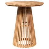 Side Table Brown 70 x 70 x 75 cm Solid Teak Wood 42006349