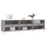 TV Cabinet Grey Sonoma 150x30x44.5 cm Engineered Wood 831274