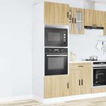 Oven Cabinets 2 pcs Porto Sonoma Oak Engineered Wood 3315054