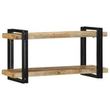 Wall Shelf 90x33x45 cm Solid Rough Wood Mango 4017485