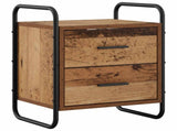 Hanging Bedside Cabinet Old Wood 40 x 30 x 50 cm 8013550