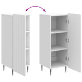 Sideboard High Gloss White 34.5 x 33 x 92 cm Engineered Wood 894369