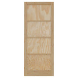 Interior Door ORKDAL Brown 83 x 232 cm Plywood 4102669