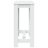 Bar Table White 102x50x103.5 cm Engineered Wood 854409