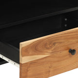 TV Cabinet 80x33x46 cm Solid Wood Acacia and Engineered Wood 351975