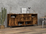 Sideboards 2 pcs Smoked Oak 60x35x70 cm Engineered Wood 3185732