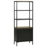 Highboard with Drawer Brown 70 x 35 x 180 cm Solid Mango Wood 3310125