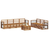 Sofa Sets 8 pcs Natural Solid Acacia Wood 3374499