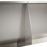 Retaining Wall 4 pcs 100 x 100 x 40 cm Stainless Steel Silver 3449209