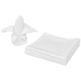 100 Dinner Napkins White 50 x 50 cm 130799