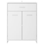 ZNTS 4 Piece Bathroom Furniture Set White 3071711