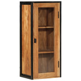 Bathroom Wall Cabinet 40x30x90 cm Solid Wood Acacia and Iron 372745
