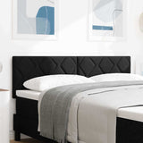 Headboard with Headboard Black 144 cm Faux Leather 42007243