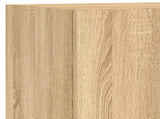 7 Piece TV Wall Cabinet Set with LED Lights Sonoma Oak 3216759