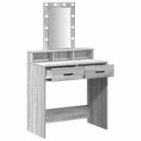 Dressing Table Grey 79 x 41 x 140 cm Engineered Wood 865168