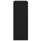 Wall Cabinet Black Oak 69.5 x 34 x 90 cm Engineered Wood 862164
