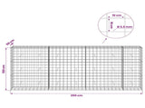 Gabion with 3.5 mm Wire and 10x10 cm Mesh 350x50x150 cm 3463321