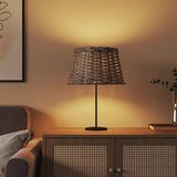 Lamp Shade Brown 38x23 cm Wicker 364392