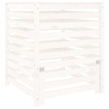 Composter White 82.5x82.5x99.5 cm Solid Wood Pine 823816