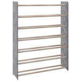 ZNTS Shoe Rack Grey 90x24x117 cm Engineered Wood 327356