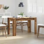 ZNTS Dining Table Old Wood 120x60x76 cm Engineered Wood 855840