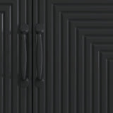 Sideboard Black 89 x 34.5 x 80 cm Engineered Wood 894876